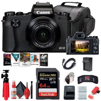 Canon PowerShot G1 X Mark III Digital Camera Bundle with 64GB Card