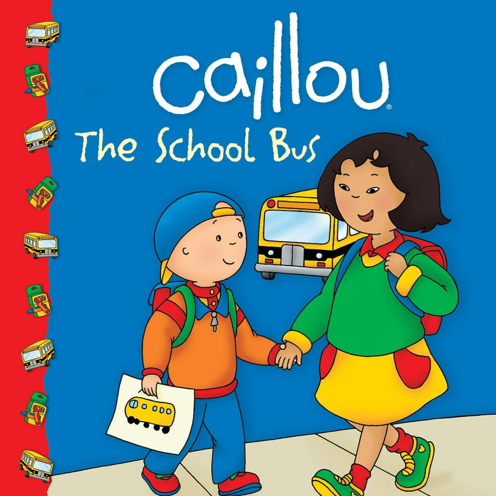 He will go to school. Caillou книги. The Caillou Edition. Набор книг Caillou в коробке на английском.