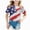 A54-White, variant on Ccpelsie Kids Toddler Boys Girls 4th of July T-Shirt American Flag Shirts Patriotic Tops Tee Independence Day Clothes(White,11-12 Years)