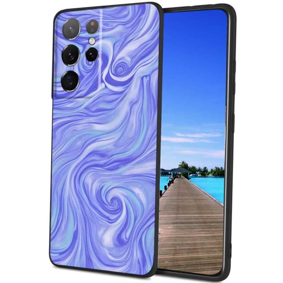 Compatible with Samsung Galaxy S21 Ultra Phone Case, Swirl-44 Case Silicone Protective for Teen Girl Boy Case for Samsung Galaxy S21 Ultra