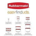 thumbnail image 3 of Rubbermaid Easy Find Lids Food Storage Containers, Racer Red, Set of 24, 3 of 9