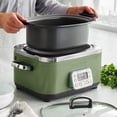 thumbnail image 5 of GreenPan 6-Quart, 14-in-1 Slow Cooker, Family Size, Ceramic Nonstick, Dishwasher Safe Parts, Sage Green, 5 of 11