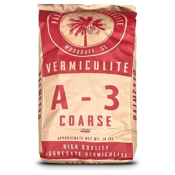 A3 Coarse Vermiculite Potting Soil Mix for Planting, 4 Cu Ft, 18 Lbs