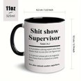 thumbnail image 3 of Taza de cerámica de sublimación personalizable con asa redonda | Taza de café con texto personalizado para casa, oficina o regalo, 3 of 6