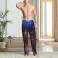 thumbnail image 6 of Lsque Mario Print Men's Pajama Pants, Lounge Pant - Comfortable Home Wear,Elastic Waistband, Stylish Design-Small, 6 of 9