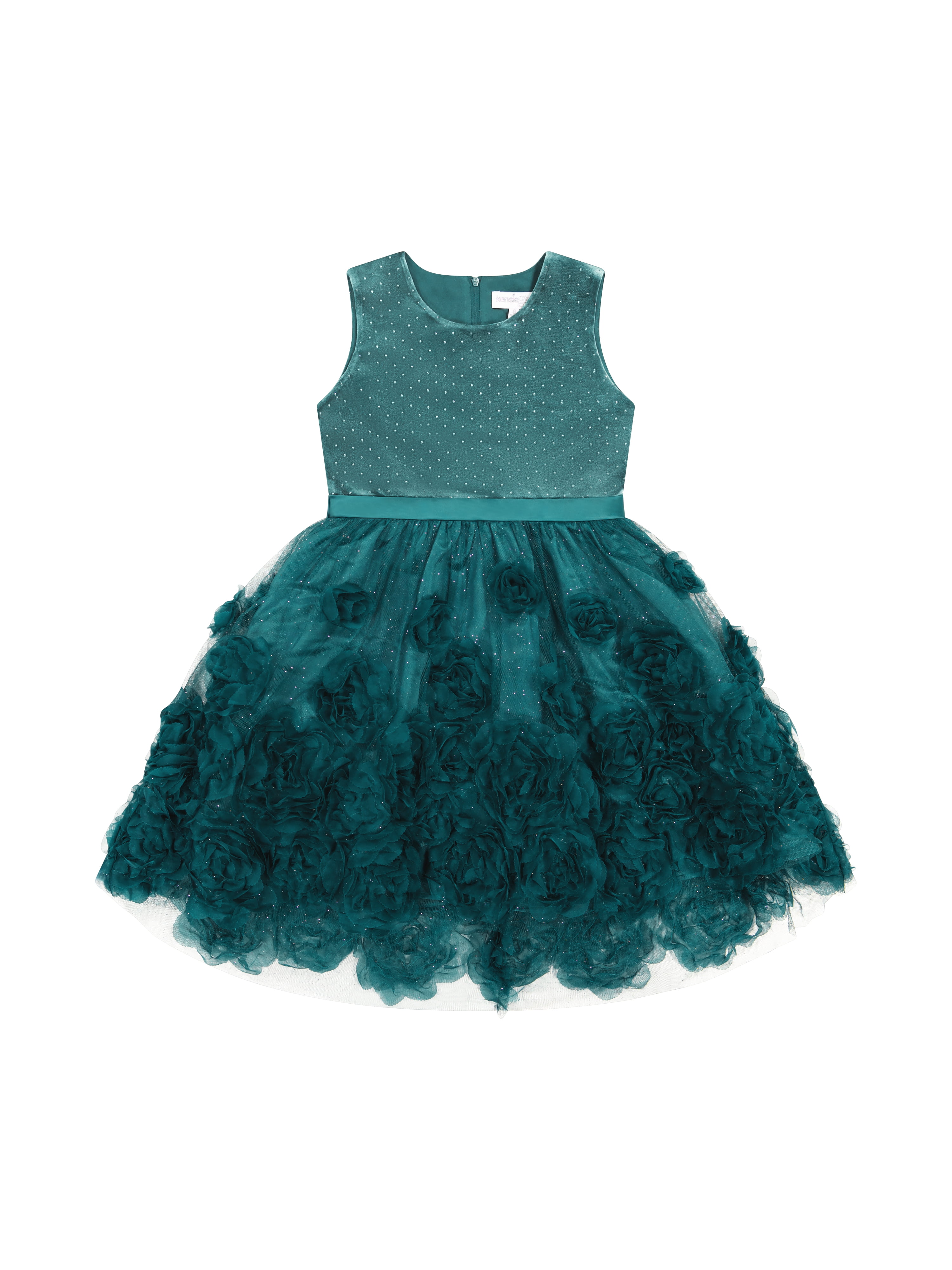 Kensie Girl Sleeveless Velvet High Low Dress, Sizes 4-16