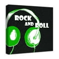 thumbnail image 2 of Creative Products Rock And Roll Headphones 20x20 Canvas Wall Art, 2 of 5