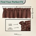 thumbnail image 3 of Park Designs Sturbridge Red Valance 14''L, 3 of 5