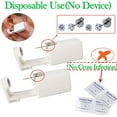 2 Pack Self Ear Piercing Gun Disposable Ear Piercing Gun Safe Piercing