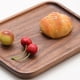thumbnail image 5 of Vajilla Plato de postre redondo de madera macina Bandeja de aperitivos Plato para servir frutas secas, 5 of 11