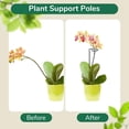 thumbnail image 7 of THHEIC 4 Pack Plant Support Stakes, Plant Support Rings with Adjustable Length Function, Garden Stake for Indoor Outdoor Plant Flowers, Tomatoes, Vegetable (12 Inches), 7 of 7