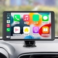 thumbnail image 2 of Radio de coche Mirrorlink inalámbrico Carplay Android Auto portátil estéreo de coche 7 pulgadas HD, 2 of 9