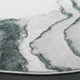 thumbnail image 3 of SAFAVIEH Alenia Tyson Abstract Area Rug, Gray/Blue, 6'7" x 6'7" Round, 3 of 7