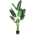 thumbnail image 4 of SUSUZI 5 Feet Artificial Bird of Paradise Plants Fake Tropical Palm Tree for Indoor Outdoor, Perfect Faux Plants for Home Office Decoration, Tall Fake Plants Fake House Plants, 4 of 8
