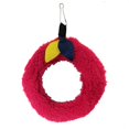 thumbnail image 1 of Bird Chew Toy Exercise Entertainment Hanging Ring Swing for Parrot(Red), 1 of 1