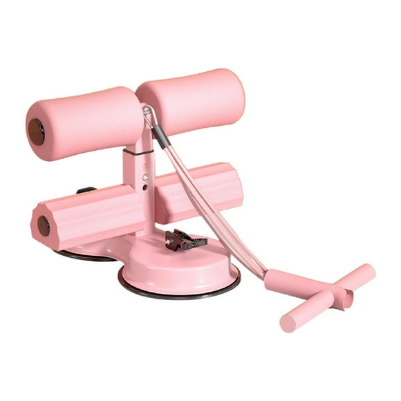 Dispositivo de asistencia de barra de sentado AB entrenamiento AB Soportador de piso Fuerza AB Máquina Ab Barra ajustable Barra para mujeres Oficina Rosa