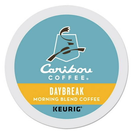 Caribou Coffee-1PK Daybreak Morning Blend Coffee K-cups, 96-carton