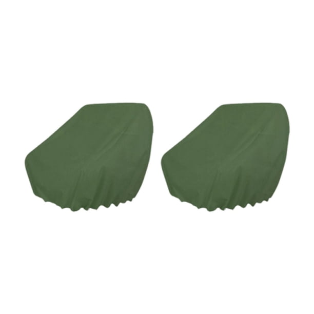 Fundas para asientos de barco de 2 piezas, fáciles de instalar y mantener, resistentes y universales. Verde