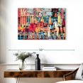 thumbnail image 3 of Elephant Stock Philadelphia City Landmarks Grunge Wall Art - Horizontal Canvas Wall Art - Living Room Wall Decor - Places Canvas - Beige And Brown Decor - 36" x 24", 3 of 8