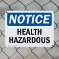 thumbnail image 5 of (2 Pack) Health Hazards OSHA Notice Sign 10 Inch X 7 Inch Indoor / Outdoor Rust-Free Aluminum Metal Signs for Workplace, Workshop, and Construction Site, Made in the USA, 5 of 8