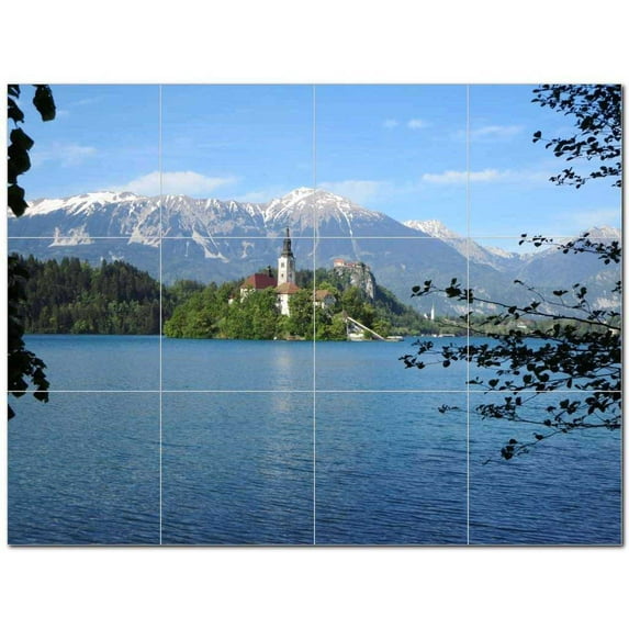 Lake Ceramic Tile Mural Kitchen Backsplash Bathroom Shower 400735-L43