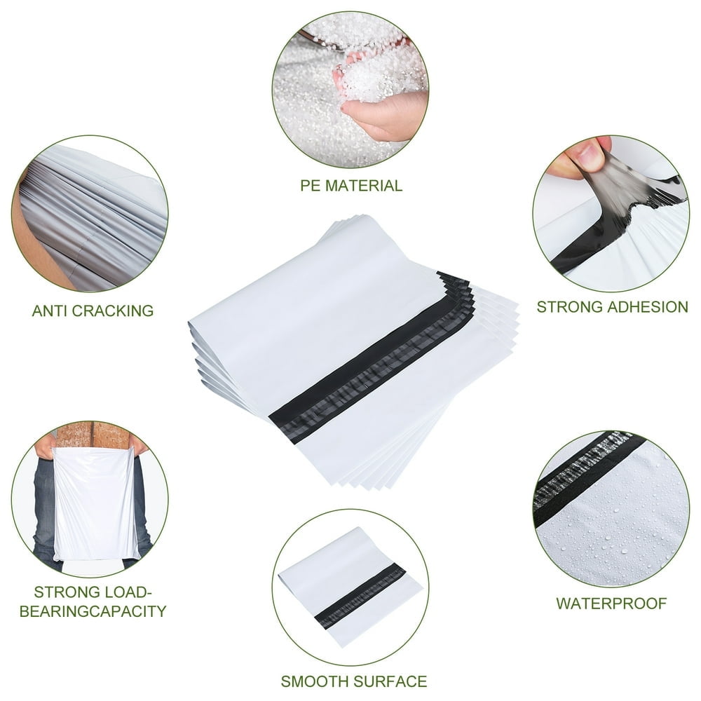 SDOTXA  100pcs 9x12 Poly Mailers  Plastic Mailing Envelopes Shipping Bags with Self Sealing Strip  Poly Bags for Shipping