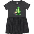 thumbnail image 3 of Inktastic I Love My Tía Girls Toddler Dress, 3 of 5