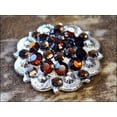 thumbnail image 2 of 16 Hilason Western Berry Conchos Glass Rhinestones Bling 1.5" Cowgirl, 2 of 4