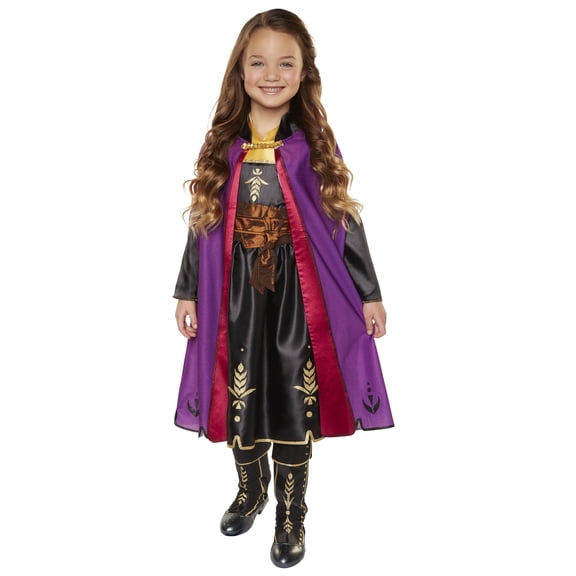 Frozen 2 Princess Anna Travel Girl's Everyday Fancy-Dress Costume, S (4-6)
