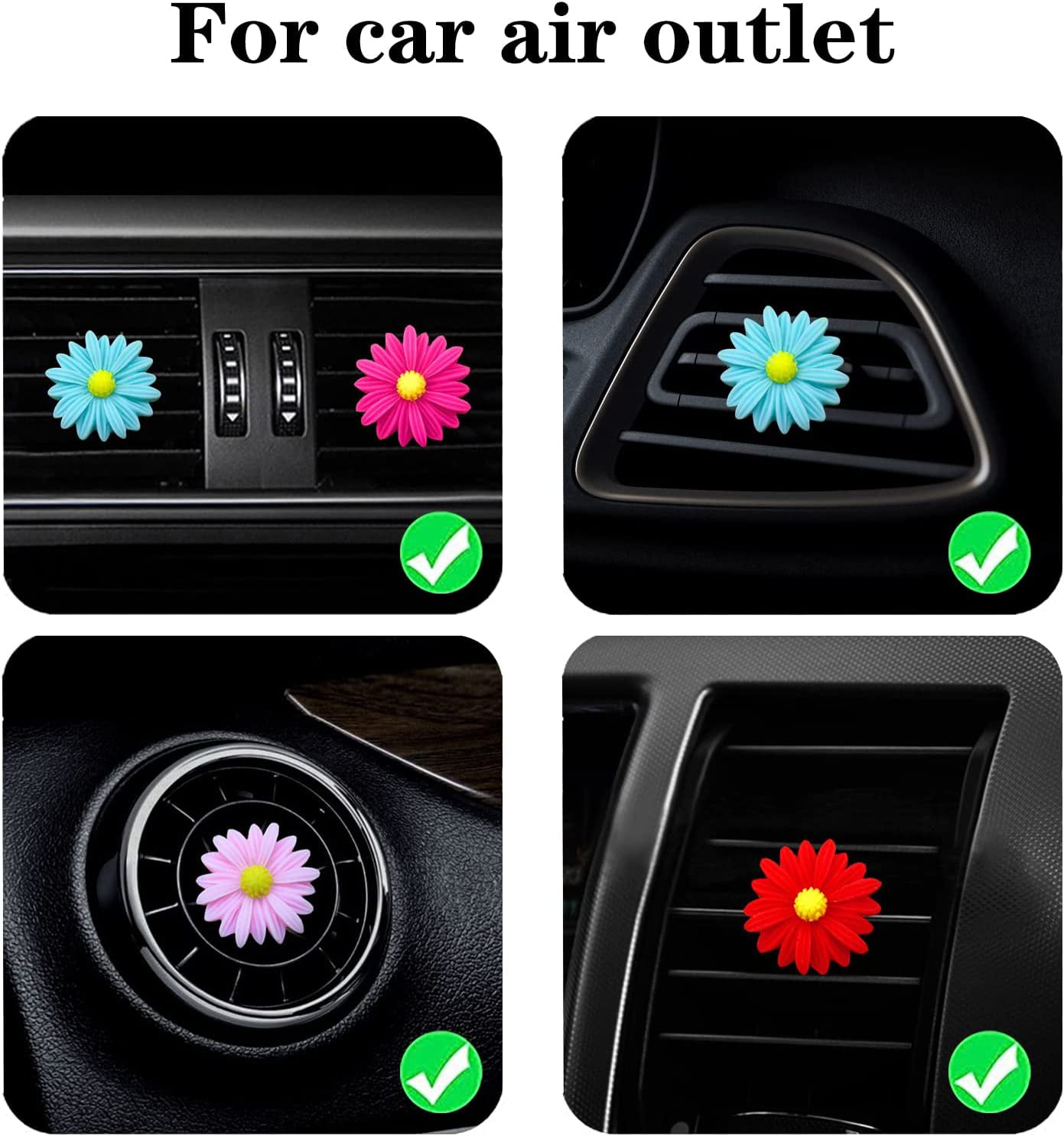 Favoto Cute Car Air Fresheners Vent Clip, Outlet Freshener Perfume