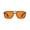 Black, variant on Night Ease Oval Aviator Orange Lens Glasses for Night – Clear