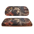 thumbnail image 2 of Pzuqiu Bear Flag Golf Cart Seat Covers Comfortable, Easy to Install Golf Cart Bench Seat Cover Backrest Cover Fit for Yamaha Seats, 2 of 10