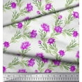 thumbnail image 3 of Soimoi Polyester Crepe Fabric Leaves & Wild Flower Fabric Prints by Yard 42 Inch Wide, 3 of 3