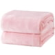 thumbnail image 1 of Forro polar Blanket Bedsure, talla king, forro polar de franela rosa, 1 of 8