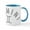 White/Blue Inside, variant on CafePress - Gemini - 11 oz Ceramic Mug - Novelty Coffee Tea Cup