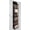 Black, variant on Lirex 6 Pocket over The Door Purse Organizer with Zipper, PVC Visual Compartment, Dust-Free, Gray