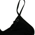thumbnail image 4 of SUNSIOM Female Solid  Spaghetti Strap Bikini Tops+ Leopard Print Bikini Panties, 4 of 6