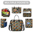 thumbnail image 2 of Pioneer Flower Floral Print Pattern Womens Lunch Box for Work,Insulated Large Lunch Bag,Leakproof Adult Lunch Bag for Work,Beach,Travel,Picnic,Camping, 2 of 6