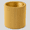 Gold, variant on DBOZE Modern Ribbed Pencil Holder for Desk, Decorative Desk Organizer Cup, Pen Holder, Makeup Brush Holder, Desktop Storage for Home Office, Vanity and Workspace,White