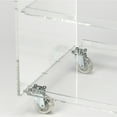 thumbnail image 2 of Crystal Clear Acrylic Trolley Server, 2 of 2