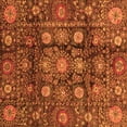 thumbnail image 1 of Ahgly Company Indoor Square Oriental Orange Traditional Area Rugs, 6' Square, 1 of 4