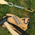 thumbnail image 4 of Limited Time Qaailabf Tent Strong Wind Spring Wind Rope Buckle, Outdoor Camping High-strength Steel Rope Buckle, Awning Fixed Buckle, Spring Hook Buckle, 4 of 9