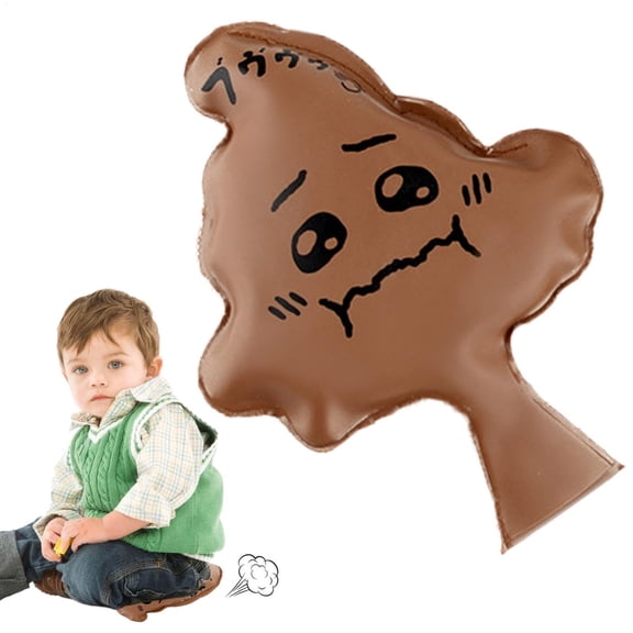 Prank Toys Fart Cushion Self-Inflating Set Adults, Whoopee Poop Shape Joke for Party Pranks, Funny Birthday Gifts Holiday Party Favors