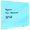 Blue-48" x 36", variant on Frameless Magnetic Dry Erase Blackboard 48" x 36" For Office, School, Home