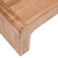 thumbnail image 5 of Brooklyn 50" Mid-Century Modern Solid Wood Waterfall Curved Coffee Table, 5 of 6