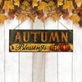 thumbnail image 2 of CEHVOM Fall Ornament Welcome Sign Decorative Vintage Wall Hanging Home Garden, 2 of 8