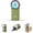 Olive Green, variant on HD03 Rechargeable EDC Flashlight 680 High Lumen Clip Light, Small Flashlight Triple Light Source, 90 High CRI, IPX6 , Mini Pocket Flashlight for Working Signal