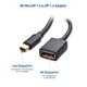 thumbnail image 2 of Adaptador Cable Matters de Mini DisplayPort a DisplayPort 1.4 de 8K, paquete de 2 unidades, 2 of 8