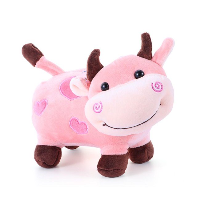 Muñeco Beato Toro Grandes Regalos Lindos Dibujos Animados Kawaii Peluche Y Felpa Animales Becerro Con Bufanda Gao Jinjia unisex