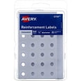 thumbnail image 2 of 06734 AVERY REINFORCEMENT LABELS WHITE 560PC, 2 of 3
